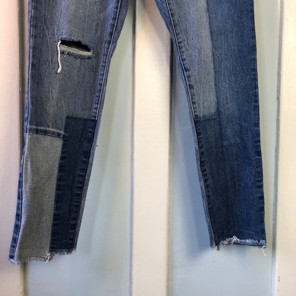 Only Patchwork Lima Boyfriend Jeans - Picture 3 of 12
